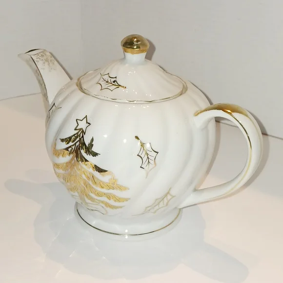 Lefton China - Tea Pot 1878 Christmas Tree! - Picture 3 of 9